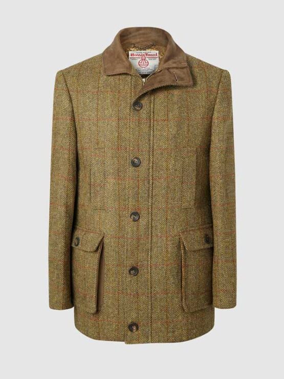 Harris Tweed Fieldcoat, Mustard – Bild 8
