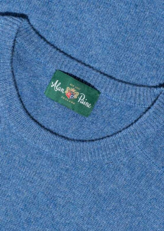 Alan Paine Lammwolle Pullover Rundhals Jeans