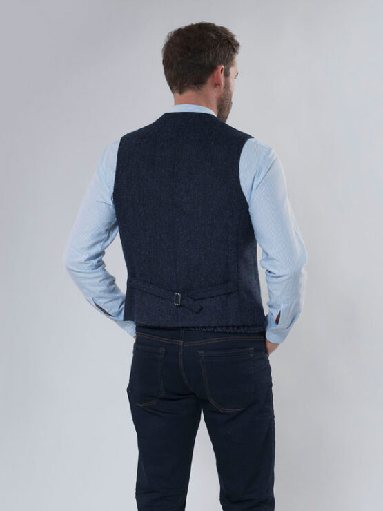 Harris Tweed Weste mit Revers 610 – Bild 3