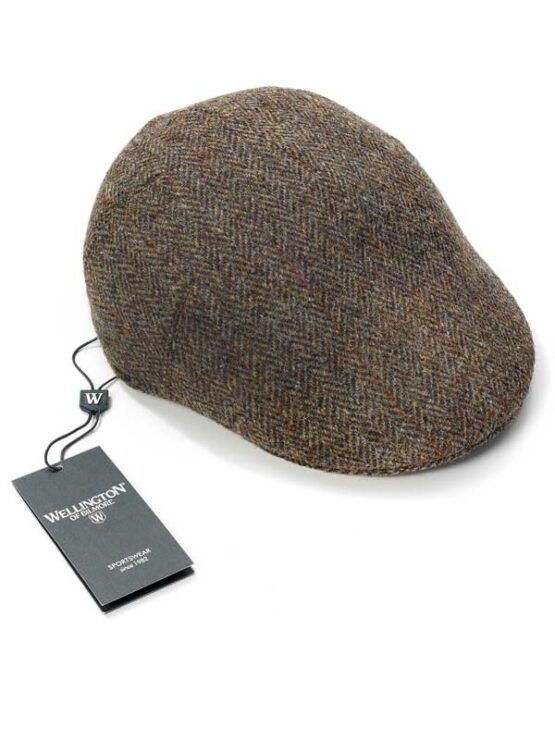 Harris Tweed Cap 670 Evergreen
