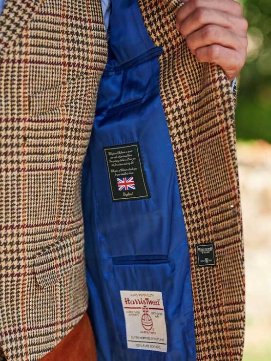 Harris Tweed Sakko Scot Check 625 – Bild 9
