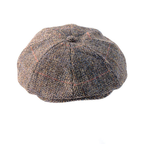 Harris Tweed, Peaky Blinders Cap Grau Überfenster