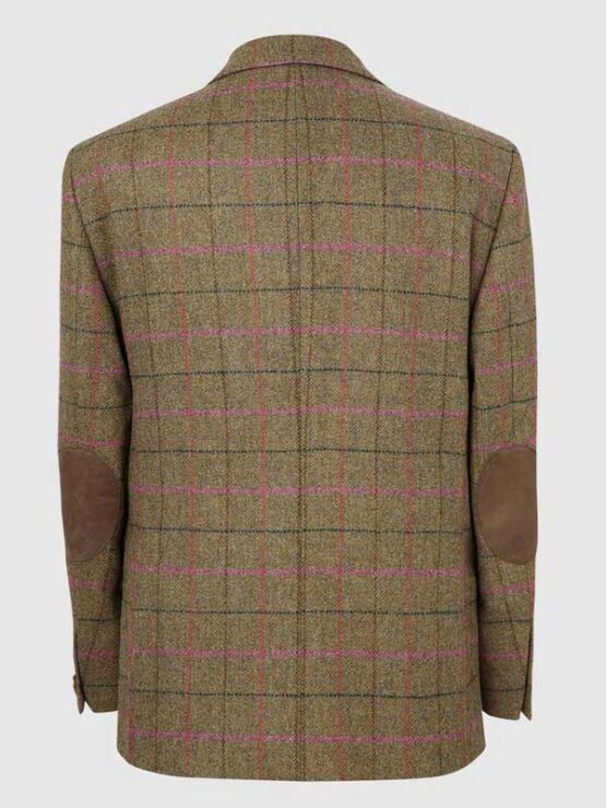 Tweed Sakko Grün/Rosa Yorkshire Tweed – Bild 3