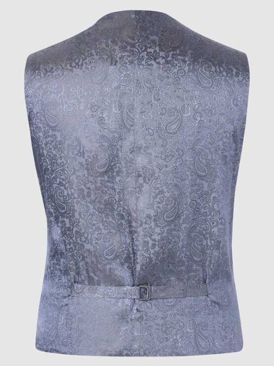 Iain Waistcoat Yorkshire Tweed - Mustard/Blue – Bild 2