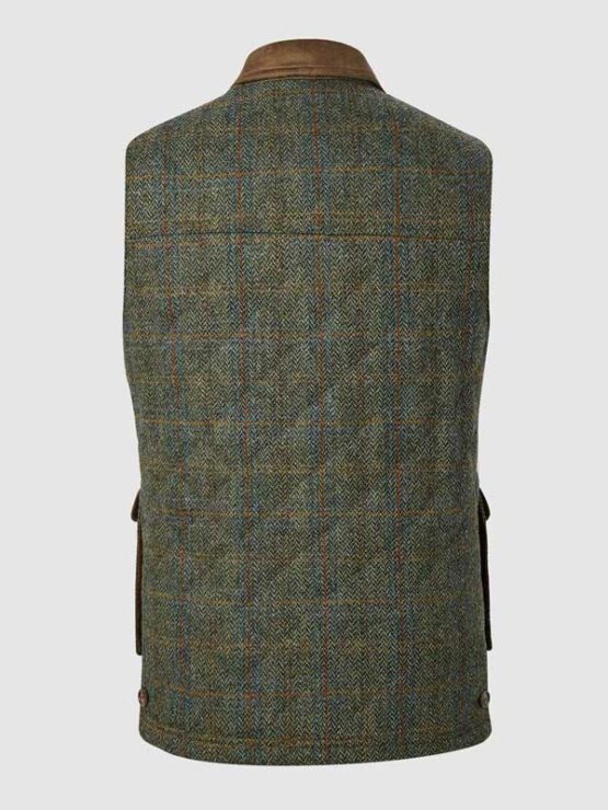 Harris Tweed Körperwärmer - Grün multi – Bild 3
