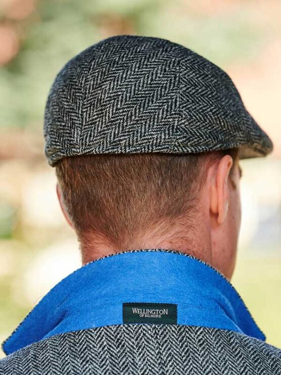 Harris Tweed Pet 601 Grijs visgraat – Bild 2