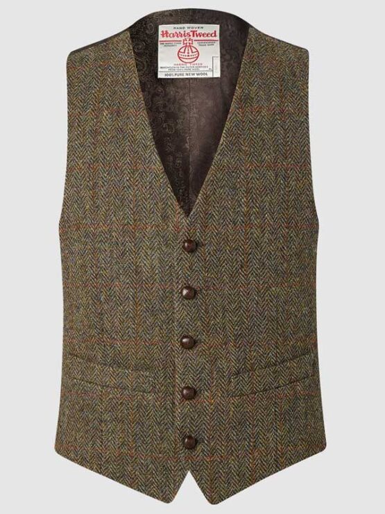 IAIN WAISTCOAT - BROWN