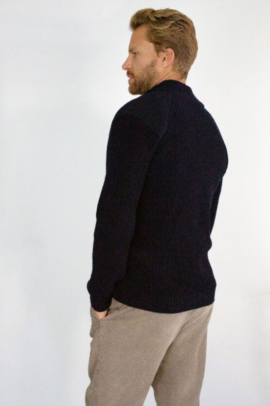 Peregrine,Foxton Zip Neck, Navy – Bild 3