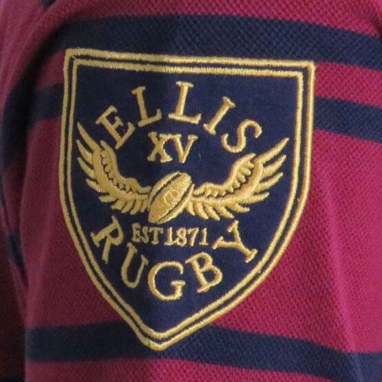 Classic England Rugby Shirt Polo Triple Blue – Bild 4