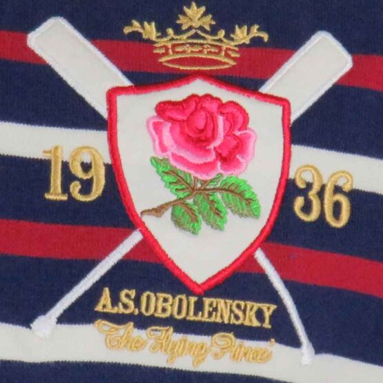 Retro England Rugby Shirt Flying Prince – Bild 3
