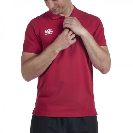 CANTERBURY, MENS WAIMAK POLO SHIRT ROOD – Bild 2