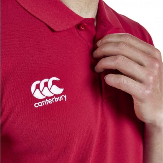 CANTERBURY, MENS WAIMAK POLO SHIRT ROOD – Bild 3
