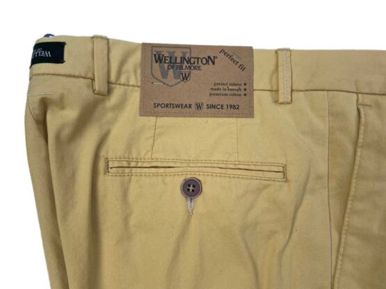 Wellington Chino, Mr. Jones katoenen broek licht geel – Bild 4