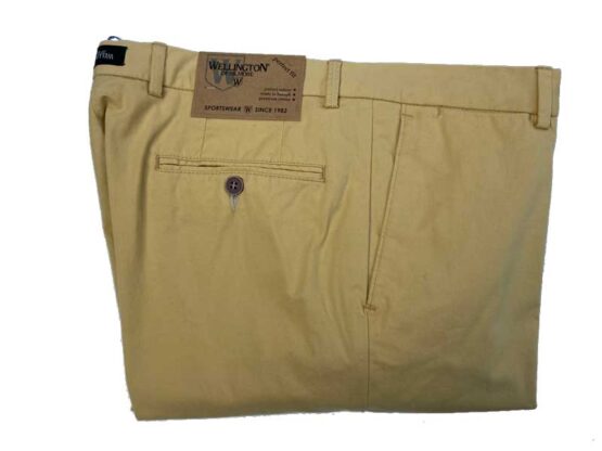 Wellington Chino, Mr. Jones katoenen broek licht geel – Bild 2