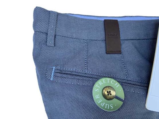 MMX CHINO, KATOENEN BROEK MET STEEKZAKKEN, GRIJS/BLAUW – Bild 4