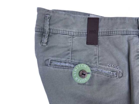 MMX CHINO, KATOENEN BROEK MET STEEKZAKKEN, LICHT OLIJF – Bild 3