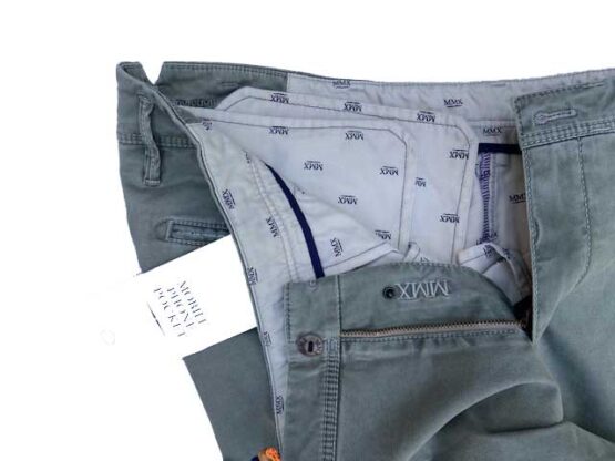 MMX CHINO, KATOENEN BROEK MET STEEKZAKKEN, LICHT OLIJF – Bild 4