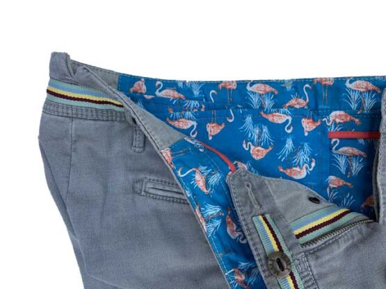 MMX CHINO, KATOENEN BROEK MET STEEKZAKKEN, GRIJS/TAUPE – Bild 4