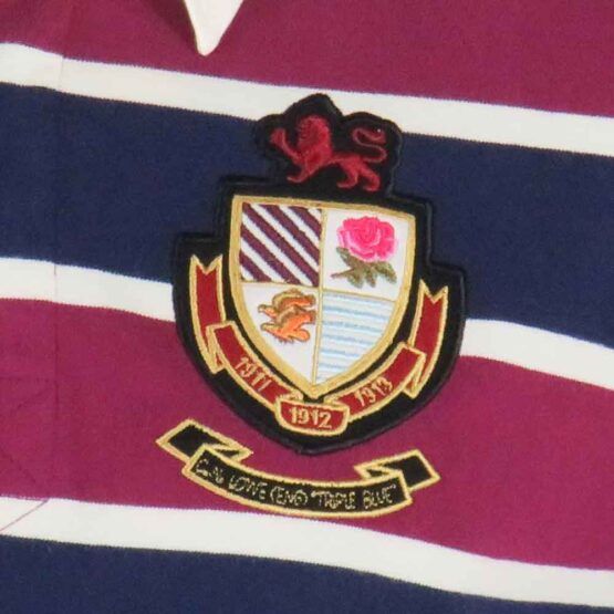 ENGLAND RUGBY SHIRT VINTAGE TRIPLE BLUE – Bild 3