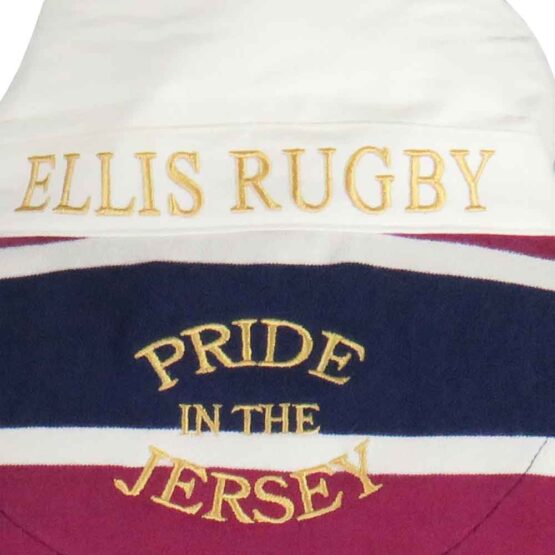 ENGLAND RUGBY SHIRT VINTAGE TRIPLE BLUE – Bild 4