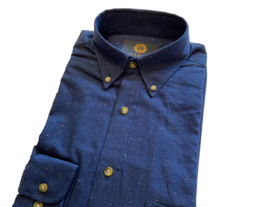 Flannel Shirt Viyella Blauw – Bild 2