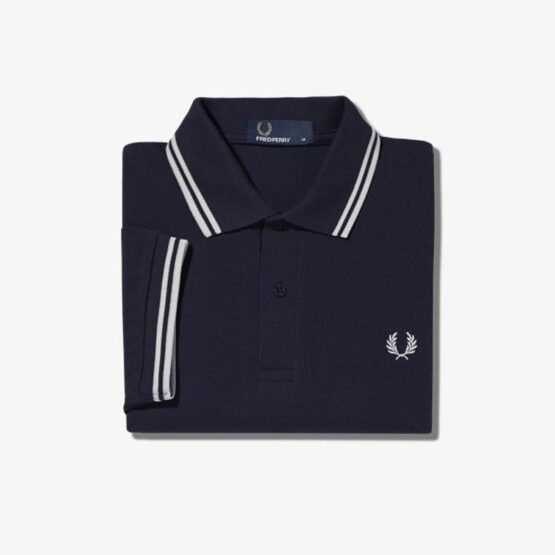 FRED PERRY, POLO, NAVY/WHITE/WHITE – Bild 4