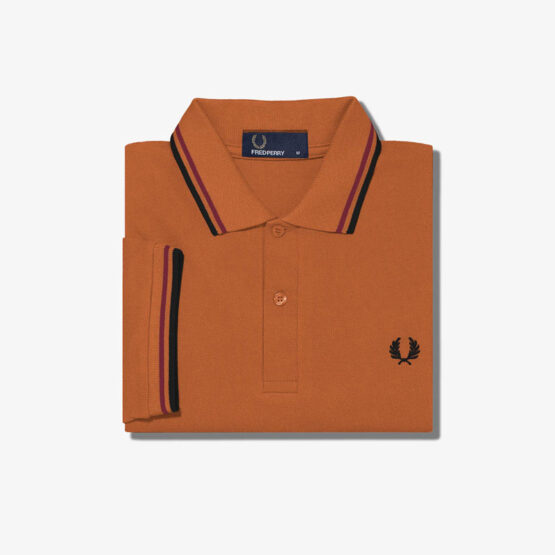 FRED PERRY, POLO, RUST – Bild 4