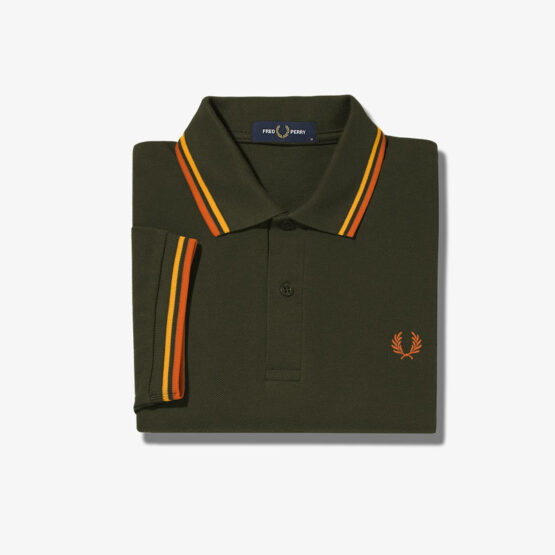 FRED PERRY, POLO, HUNTING GREEN – Bild 3