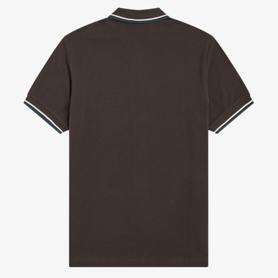 FRED PERRY, POLO, LIQUERICE BROWN – Bild 2