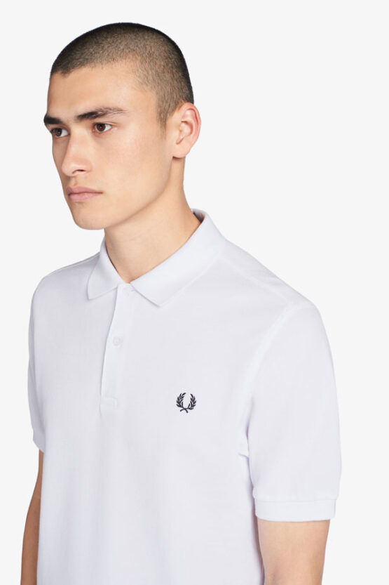 FRED PERRY, POLO, WHITE – Bild 4