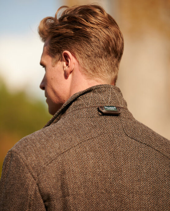 Wellington Tweed Visgraat Jack Bruin – Bild 2
