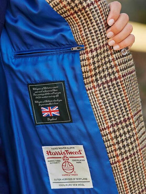 Wellington, Harris Tweed damesjas met grote overruit – Bild 4