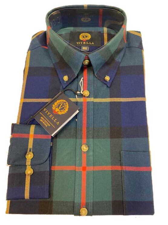 Flannel Shirt Viyella Grote Overruit – Bild 2