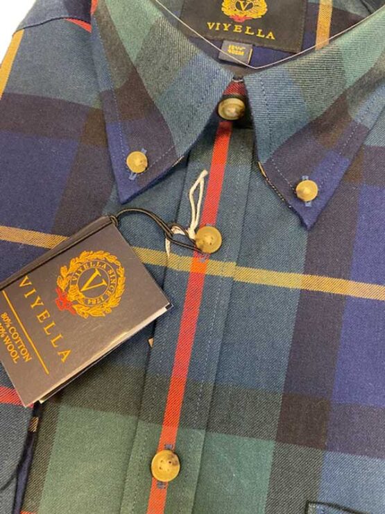 Flannel Shirt Viyella Grote Overruit – Bild 3
