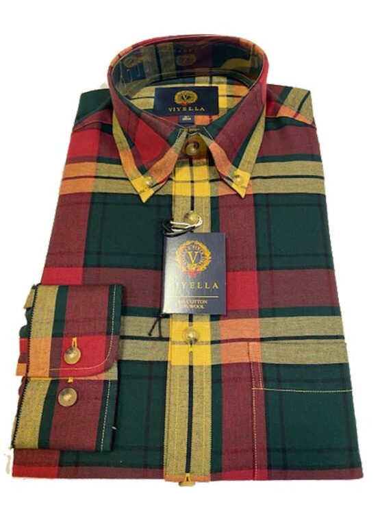 Flannel Shirt Viyella Grote Overruit – Bild 2