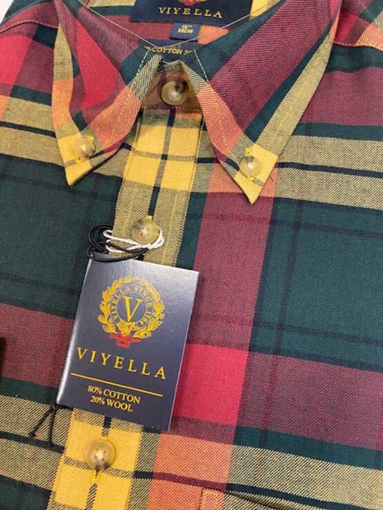 Flannel Shirt Viyella Grote Overruit – Bild 3