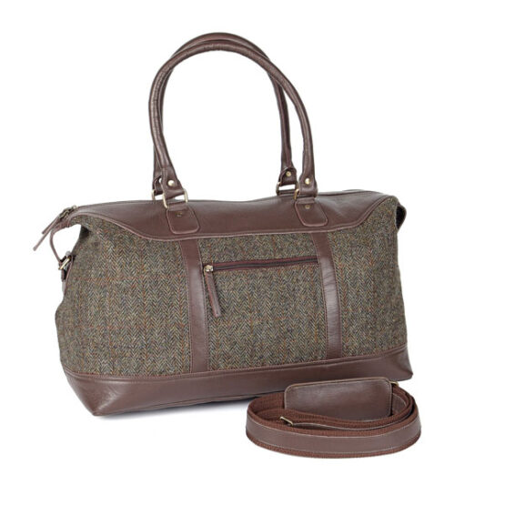 Harris Tweed Reistas, Green Brown – Bild 2