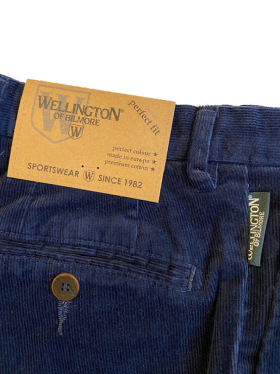 Wellington Pantalon Rib Blauw – Bild 3
