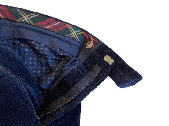 Wellington Pantalon Rib Blauw – Bild 2