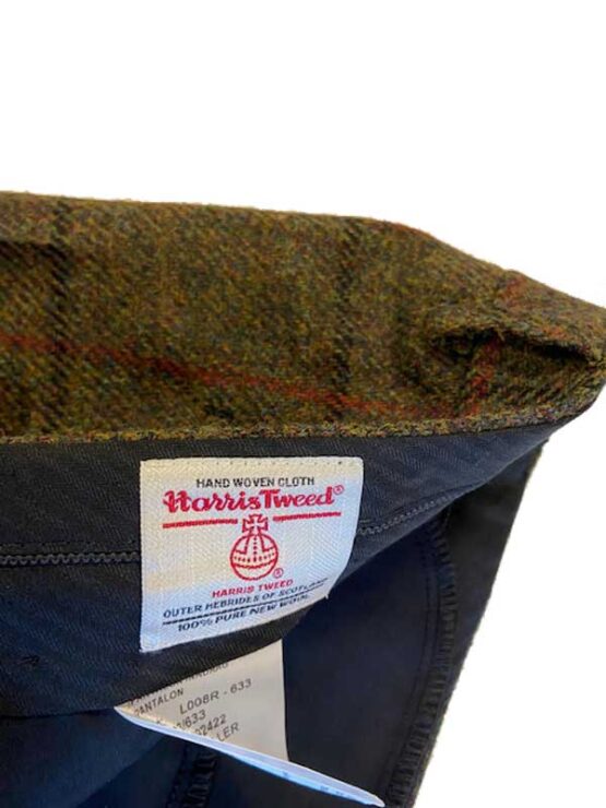 Harris Tweed Pantalon Groen met Overruit – Bild 3