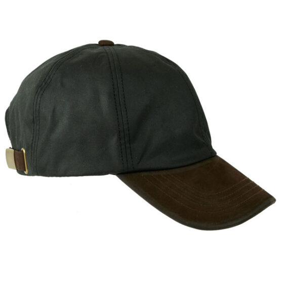 Wax Baseball Cap Black