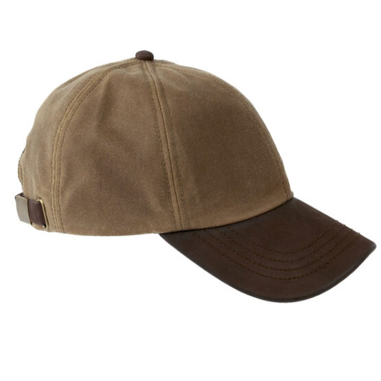 Wax Baseball Cap Tan