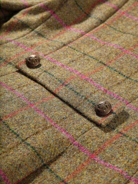 Tweed Damenjacke Louise Jacke – Pink Karo – Bild 2