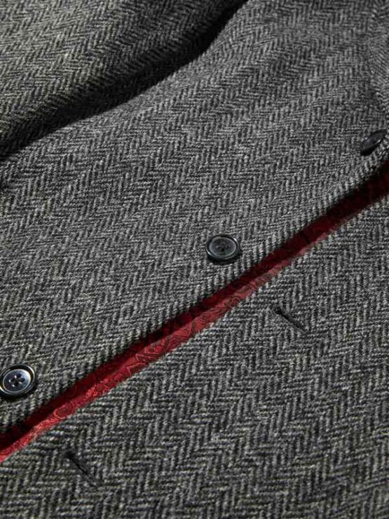 Harris Tweed Murdo Coat - Charcoal – Bild 3