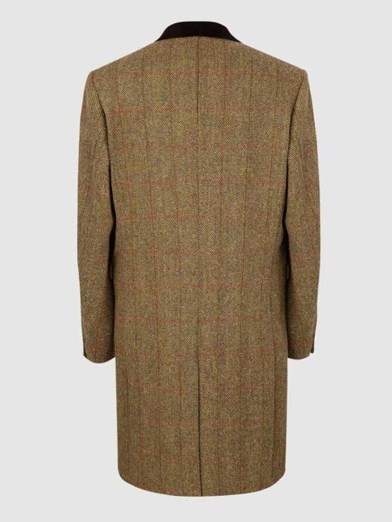 Harris Tweed Chelsea Overcoat - Mustard – Bild 3