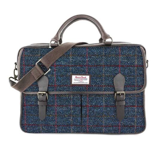 Harris Tweed Tas, Alasdale Leather Briefcase