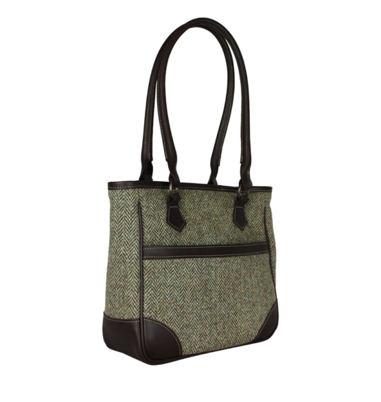 Bucktrout Shire Long Handled Bag Lovat Herringbone – Bild 2