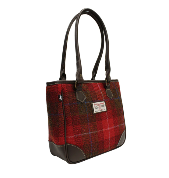 Bucktrout Shire Long Handled Bag Red Check