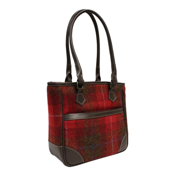 Bucktrout Shire Long Handled Bag Red Check – Bild 2