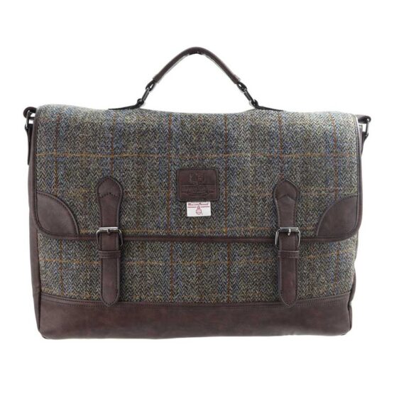 Harris Tweed Tas, The Carloway PU Briefcase